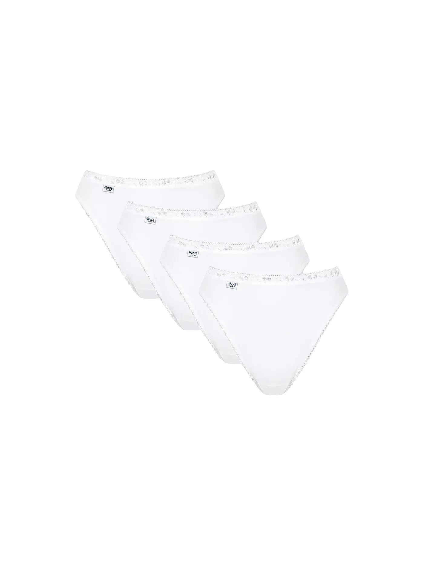 SLOGGI | Slip 4er Pkg " Basic " ( Schwarz ) | weiss